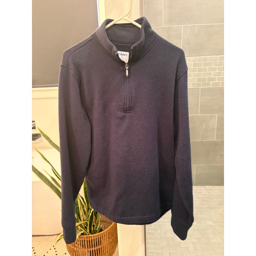 Old Navy Men’s 3/4 zip sweater